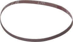 Norton - 1/4" Wide x 12" OAL, 180 Grit, Aluminum Oxide Abrasive Belt - Aluminum Oxide, Very Fine, Coated, Series R228 - Top Tool & Supply