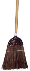 Weiler - 55" OAL Palmyra Bristle Corn Broom - 10" Bristle Length, 12" Wide - Top Tool & Supply