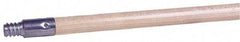 Weiler - 60 x 15/16" Wood Handle for Floor Brushes & Garage Brushes - Threaded Connection, Tan - Top Tool & Supply