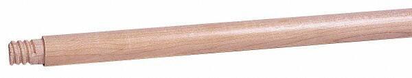 Weiler - 60 x 1-1/8" Wood Handle for Floor Brushes & Garage Brushes - Threaded Connection, Tan - Top Tool & Supply