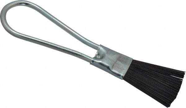 Weiler - 3 Rows x 15 Columns Steel Scratch Brush - 5-1/2" OAL, 1-1/2" Trim Length, Steel Loop Handle - Top Tool & Supply