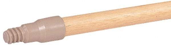 Weiler - 60 x 15/16" Wood Handle for Perma Sweep Floor Brushes - Threaded Connection, Tan - Top Tool & Supply