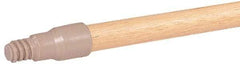 Weiler - 60 x 15/16" Wood Handle for Perma Sweep Floor Brushes - Threaded Connection, Tan - Top Tool & Supply