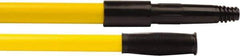 Weiler - 60 x 0.0833" Fiberglass Handle for Tapered or Threaded Holes - Threaded Connection, Yellow - Top Tool & Supply