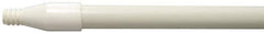 Weiler - 60 x 0.0833" Fiberglass Squeegee Handle - Threaded Connection, White - Top Tool & Supply