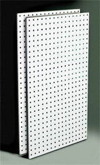 Triton - 24" Wide x 42-1/2" High Storage Peg Board - 2 Panels, Steel, White - Top Tool & Supply