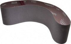 Norton - 4" Wide x 36" OAL, 240 Grit, Aluminum Oxide Abrasive Belt - Aluminum Oxide, Very Fine, Coated, Series R228 - Top Tool & Supply