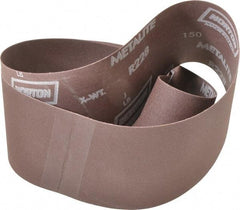 Norton - 4" Wide x 54" OAL, 150 Grit, Aluminum Oxide Abrasive Belt - Aluminum Oxide, Very Fine, Coated, Series R228 - Top Tool & Supply