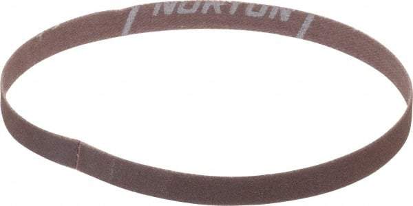 Norton - 3/8" Wide x 13" OAL, 150 Grit, Aluminum Oxide Abrasive Belt - Aluminum Oxide, Very Fine, Coated, Series R228 - Top Tool & Supply