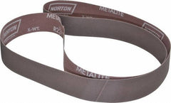 Norton - 1-1/2" Wide x 60" OAL, 320 Grit, Aluminum Oxide Abrasive Belt - Aluminum Oxide, Extra Fine, Coated, Series R228 - Top Tool & Supply