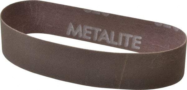 Norton - 1" Wide x 12" OAL, 320 Grit, Aluminum Oxide Abrasive Belt - Aluminum Oxide, Extra Fine, Coated, Series R228 - Top Tool & Supply