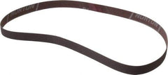 Norton - 1/2" Wide x 24" OAL, 240 Grit, Aluminum Oxide Abrasive Belt - Aluminum Oxide, Very Fine, Coated, Series R228 - Top Tool & Supply