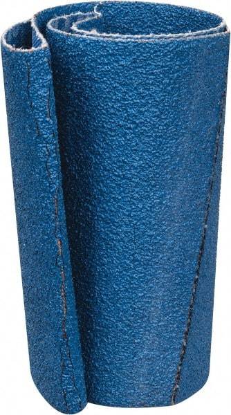 Norton - 3-1/2" Wide x 15-1/2" OAL, 60 Grit, Zirconia Alumina Abrasive Belt - Zirconia Alumina, Medium, Coated, X Weighted Cloth Backing, Series R823 - Top Tool & Supply