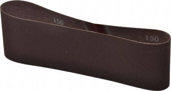 Norton - 3" Wide x 21" OAL, 150 Grit, Aluminum Oxide Abrasive Belt - Aluminum Oxide, Very Fine, Coated, Series R228 - Top Tool & Supply