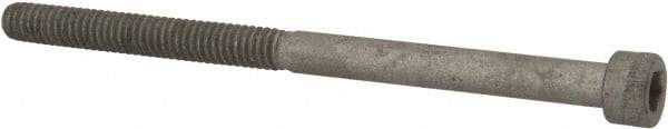 Armor Coat - #8-32 UNC Hex Socket Drive, Socket Cap Screw - Alloy Steel, Armor Coat Finish, Partially Threaded, 2-1/2" Length Under Head - Top Tool & Supply