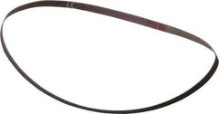 Norton - 1/4" Wide x 18" OAL, 120 Grit, Aluminum Oxide Abrasive Belt - Aluminum Oxide, Fine, Coated, Series R228 - Top Tool & Supply