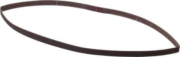 Norton - 1/4" Wide x 18" OAL, 180 Grit, Aluminum Oxide Abrasive Belt - Aluminum Oxide, Very Fine, Coated, Series R228 - Top Tool & Supply