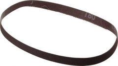 Norton - 1/2" Wide x 18" OAL, 180 Grit, Aluminum Oxide Abrasive Belt - Aluminum Oxide, Very Fine, Coated, Series R228 - Top Tool & Supply