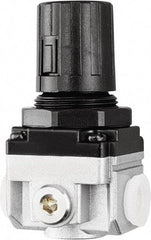 PRO-SOURCE - 3/4 NPT Port, 175 CFM, Aluminum Die Cast Heavy-Duty Regulator - 7 to 145 psi Range, 220 Max psi Supply Pressure, 1/4" Gauge Port Thread, 3.54" Wide x 6.97" High - Top Tool & Supply