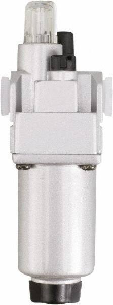 PRO-SOURCE - 1/2" NPT, 290 Max psi Standard Modular Lubricator - Aluminum Bowl, Aluminum Die Cast Body, 200 CFM, 140°F Max Temp, 2-3/4" Wide x 9.45" High - Top Tool & Supply