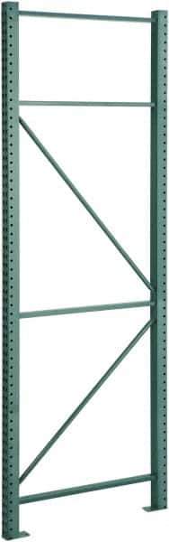 Steel King - 34,830 Lb Capacity Heavy-Duty Framing Upright Pallet Storage Rack - 3" Wide x 192" High x 42" Deep, Green - Top Tool & Supply