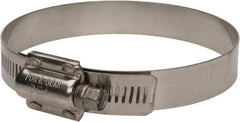 IDEAL TRIDON - SAE Size 412, 3-1/4 to 4-1/8" Diam, Stainless Steel High Torque Worm Drive Clamp - 5/8" Wide, Material Grade 304, Series 60 - Top Tool & Supply