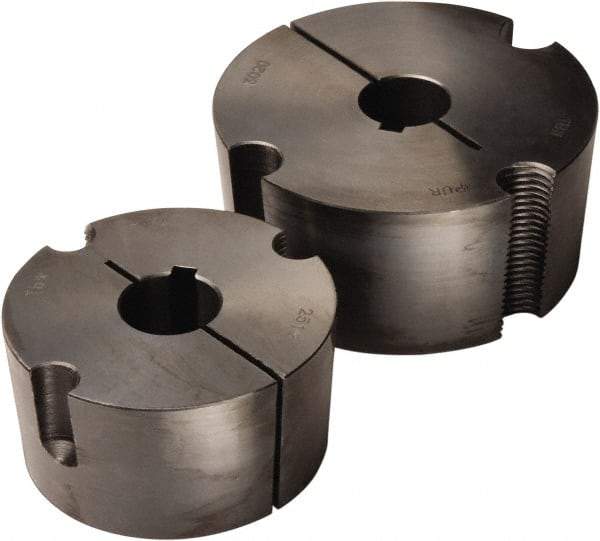 TB Wood's - 1-1/16" Bore, 3/8 Thread, 1/4" Wide Keyway, 1/8" Deep Keyway, Tapered Lock Sprocket Bushing - 2-1/4" Max Outside Diam - Top Tool & Supply