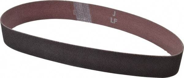 Norton - 1" Wide x 18" OAL, 80 Grit, Aluminum Oxide Abrasive Belt - Aluminum Oxide, Medium, Coated, Series R228 - Top Tool & Supply