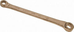 Ampco - 1/2" x 9/16" 12 Point Offset Box Wrench - Double End, 9-1/2" OAL, Aluminum Bronze - Top Tool & Supply