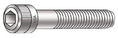 Armor Coat - 1/4-20 UNC Hex Socket Drive, Socket Cap Screw - Alloy Steel, Armor Coat Finish, Fully Threaded, 3/4" Length Under Head - Top Tool & Supply