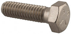 Made in USA - 5/16-18 UNC, 1-1/8" Length Under Head Hex Head Cap Screw - Top Tool & Supply