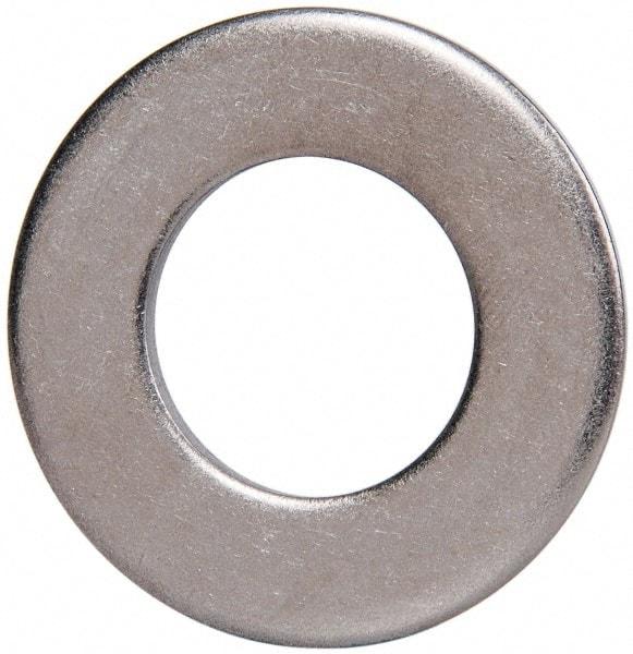 Made in USA - 7/8" Screw, Grade 300 Stainless Steel Standard Flat Washer - 0.938" ID x 1-3/4" OD, 0.108" Thick, Plain Finish, Meets Military Specifications - Top Tool & Supply