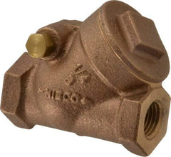 NIBCO - 1/4" Bronze Check Valve - Y-Pattern, FNPT x FNPT, 200 WOG - Top Tool & Supply