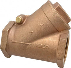 NIBCO - 2" Bronze Check Valve - Y-Pattern, FNPT x FNPT, 200 WOG - Top Tool & Supply