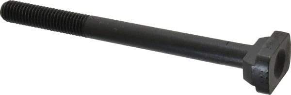 Jergens - 1/2-13, 2" Thread Length, 1/2" Slot Width, Black Oxide, Steel T Slot Bolt - 6" Length Under Head, Grade 4140, 8, 7/8" Head Width x 5/16" Head Height - Top Tool & Supply