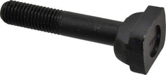 Jergens - 5/8-11, 1-1/2" Thread Length, 5/8" Slot Width, Black Oxide, Steel T Slot Bolt - 3-1/2" Length Under Head, Grade 4140, 8, 1-1/8" Head Width x 3/8" Head Height - Top Tool & Supply