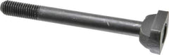 Jergens - 5/8-11, 1-1/2" Thread Length, 5/8" Slot Width, Black Oxide, Steel T Slot Bolt - 6" Length Under Head, Grade 4140, 8, 1-1/8" Head Width x 3/8" Head Height - Top Tool & Supply