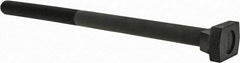 Jergens - 3/4-10, 3" Thread Length, 3/4" Slot Width, Black Oxide, Steel T Slot Bolt - 12" Length Under Head, Grade 4140, 8, 1-5/16" Head Width x 7/16" Head Height - Top Tool & Supply