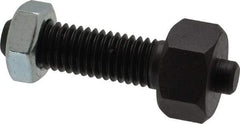 Jergens - 1/2-13 Thread, 7/8" Size, 2-3/8" Long, Black Oxide Coated, Low Carbon Steel Clamp Rest - 1-1/2" Thread Length, 11/32" Pin Diam x 3/16" Pin Height, 1/2" Nut Height - Top Tool & Supply