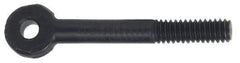 Jergens - 1/2-13, External Male Thread, Alloy Steel, Eye Hole Head, Rod End - Black Oxide Finish, 1/2" Shank Diam, 5" Hole Center to End, Grade 4142, 4.32" Thread Length - Top Tool & Supply