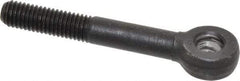 Jergens - 1/2-13, External Male Thread, Alloy Steel, Eye Hole Head, Rod End - Black Oxide Finish, 1/2" Shank Diam, 3-3/4" Hole Center to End, Grade 4142, 3.07" Thread Length - Top Tool & Supply