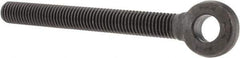 Jergens - 5/8-11, External Male Thread, Alloy Steel, Eye Hole Head, Rod End - Black Oxide Finish, 5/8" Shank Diam, 6" Hole Center to End, Grade 4142, 5.21" Thread Length - Top Tool & Supply