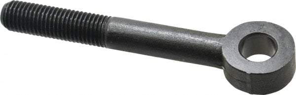 Jergens - 3/4-10, External Male Thread, Alloy Steel, Eye Hole Head, Rod End - Black Oxide Finish, 3/4" Shank Diam, 6" Hole Center to End, Grade 4142, 5.05" Thread Length - Top Tool & Supply