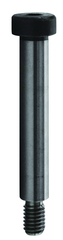 M10 x 60 - Black Finish Heat Treated Alloy Steel - Shoulder Screws - Socket Head - Top Tool & Supply