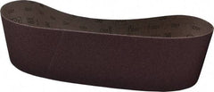 3M - 6" Wide x 48" OAL, 36 Grit, Aluminum Oxide Abrasive Belt - Aluminum Oxide, Very Coarse, Coated, X Weighted Cloth Backing, Series 341D - Top Tool & Supply