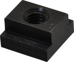 Jergens - 3/8-16 Blind Tapped T Slot Nut - 9/16" Slot Width, 7/8 x 1/4" Base Width x Height, 7/8 x 1/2" OAL x Height - Top Tool & Supply