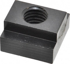 Jergens - 5/8-11 Blind Tapped T Slot Nut - 3/4" Slot Width, 1-1/4 x 15/32" Base Width x Height, 1-1/4 x 3/4" OAL x Height - Top Tool & Supply