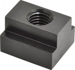 Jergens - 5/8-11 Blind Tapped T Slot Nut - 13/16" Slot Width, 1-1/4 x 9/16" Base Width x Height, 1-1/2 x 1" OAL x Height - Top Tool & Supply