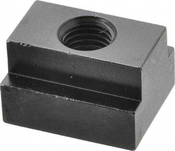 Jergens - 3/4-10 Blind Tapped T Slot Nut - 1-1/16" Slot Width, 1-5/8 x 1-1/16" Base Width x Height, 2 x 1-1/4" OAL x Height - Top Tool & Supply