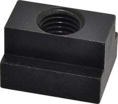 Jergens - 7/8-9 Blind Tapped T Slot Nut - 1" Slot Width, 1-5/8 x 5/8" Base Width x Height, 2 x 1-1/4" OAL x Height - Top Tool & Supply